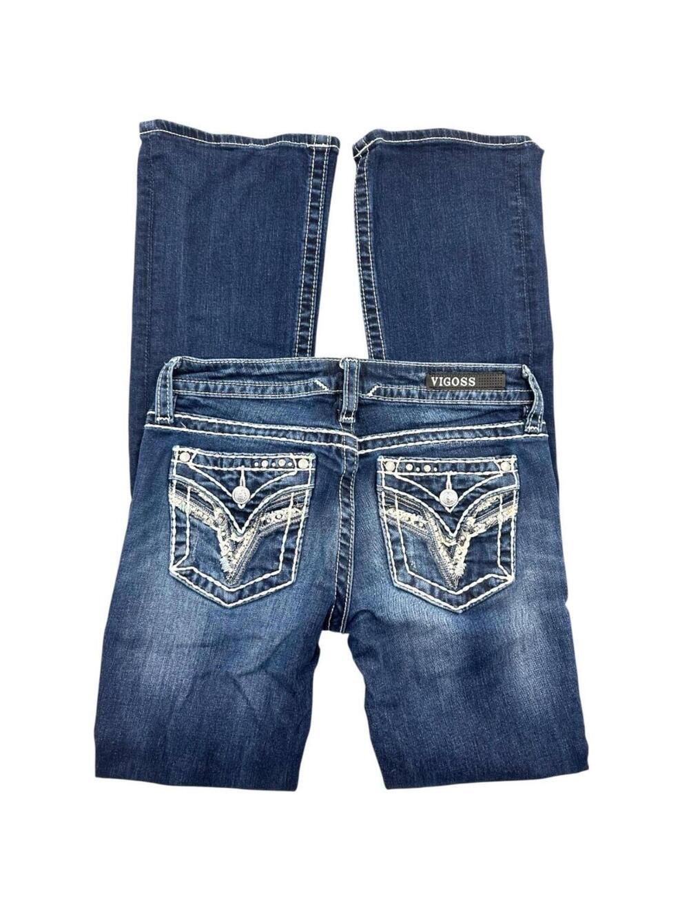 VIGOSS Embellished Flare Jeans